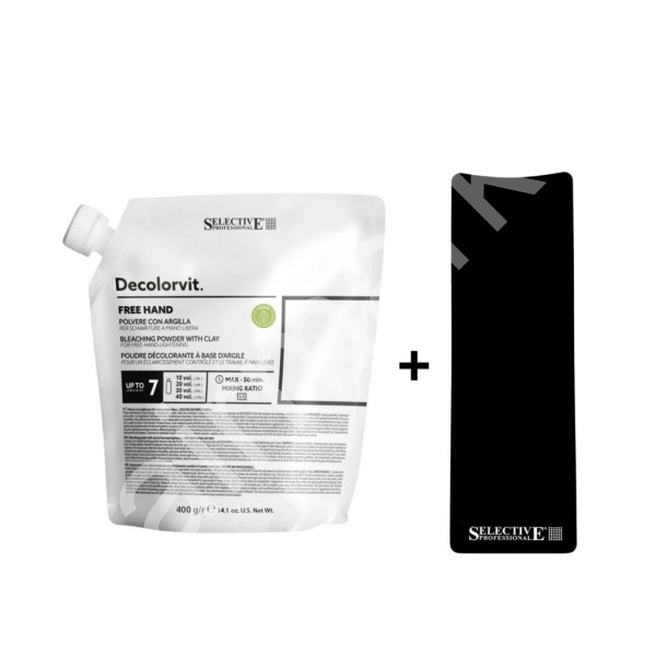 DECOLORVIT FREE HAND - melírovací prášek pro techniku volnou rukou + melírovací podložka ZDARMA (3)