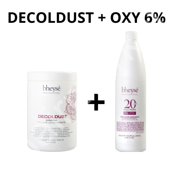 DECOLDUST BLEACHING POWDER WHITE - odbarvovací melírovací prášek + oxy ZDARMA (2)