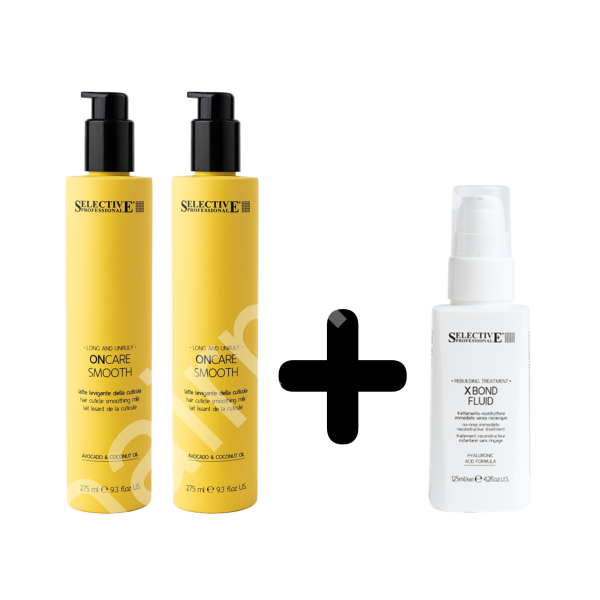 2x SMOOTH BEAUTY MILK - uhlazující mléko + Rebuilding X BOND fluid ZDAMA (5)