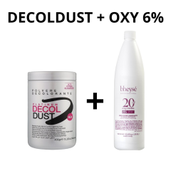DECOLDUST BLEACHING POWDER PLATINUM - odbarvovací melírovací prášek + oxy 6% ZDARMA